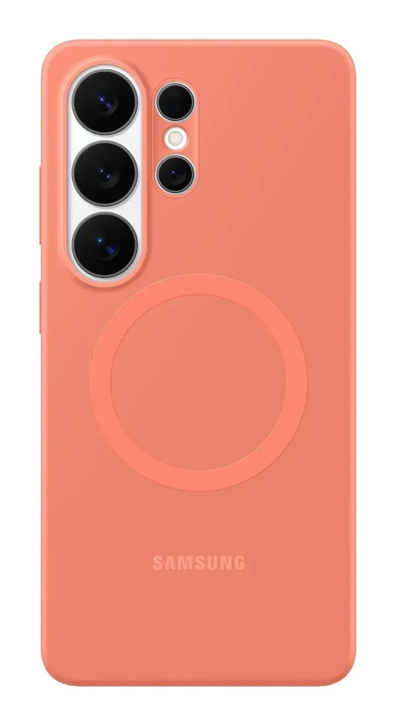Чехол-накладка Samsung Silicone Magnet Case S26 Ultra / EF-ES948COEGRU (коралловый)