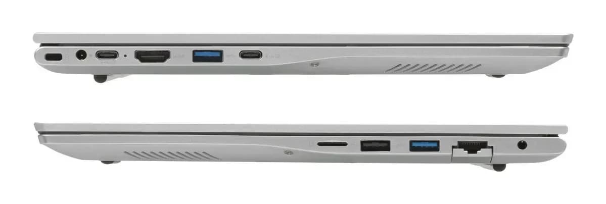 Ноутбук Horizont H-book 15 IPK3 M52E3WG R5 7430U 8GB/256GB Win11Pro (серебристый)
