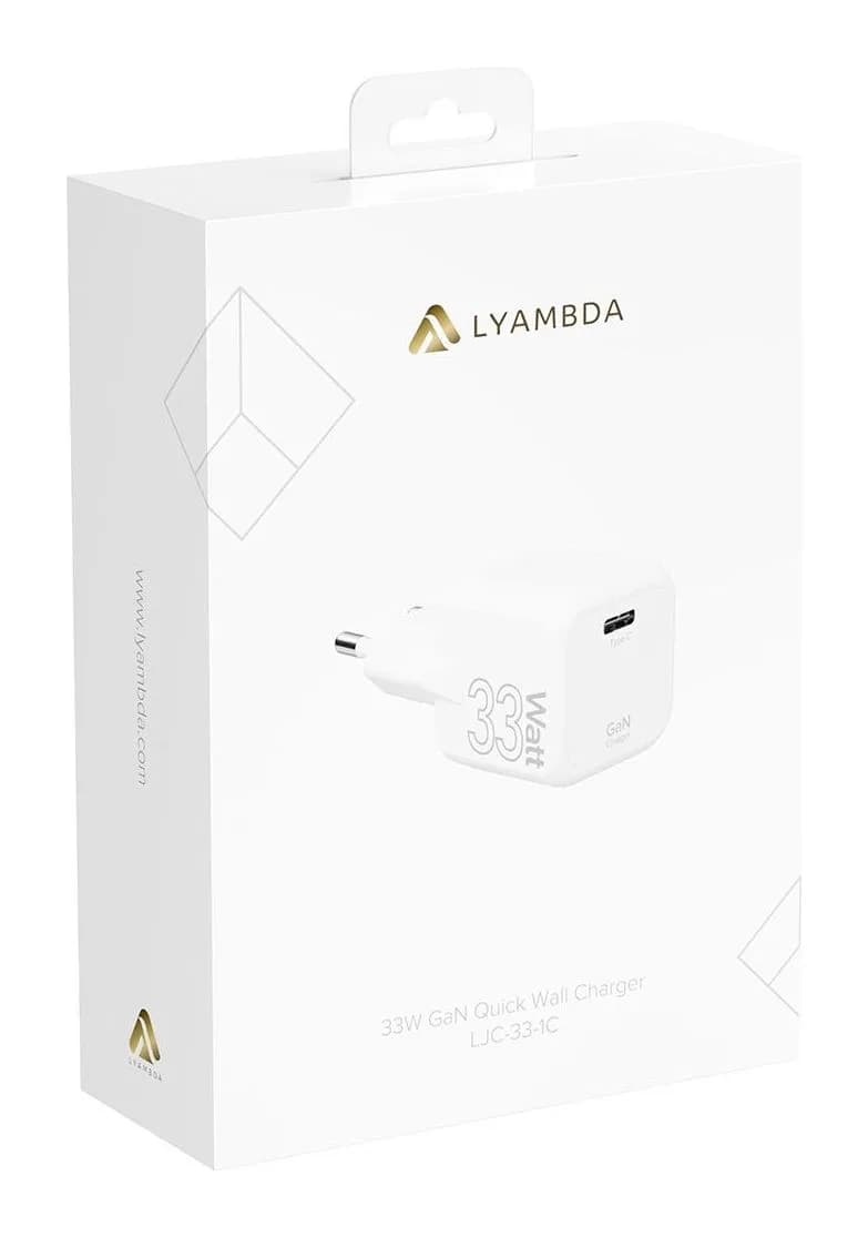 Адаптер питания сетевой Lyambda LJC-33-1C (белый)