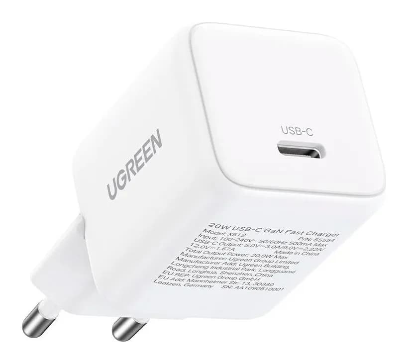 Адаптер питания сетевой Ugreen X512-55554 (белый)