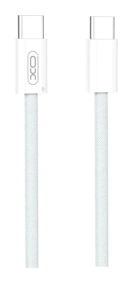 Зарядный кабель XO NB-Q260A 60W Type-C Type-C (белый)