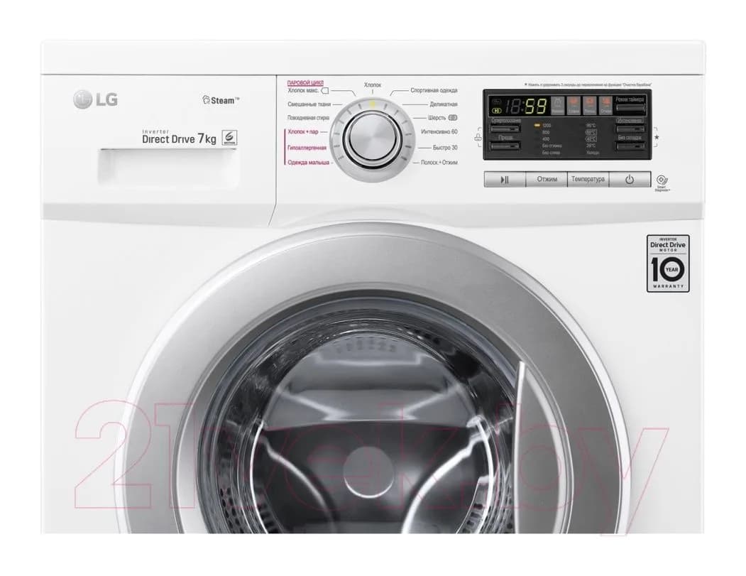 Стиральная машина LG Steam F1296HDS1