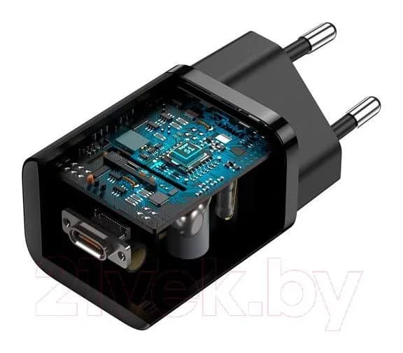 Зарядное устройство сетевое Baseus Super Si 1C Sets 25W / TZCCSUP-L01 (черный)