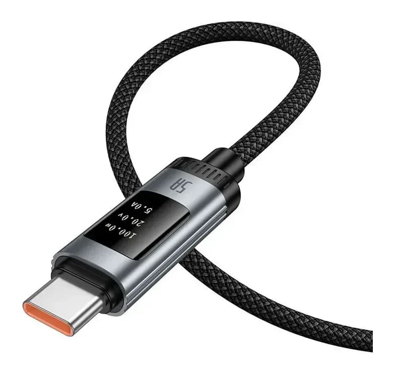 Зарядный кабель Hoco U148 Type-C (1.2м, черный)