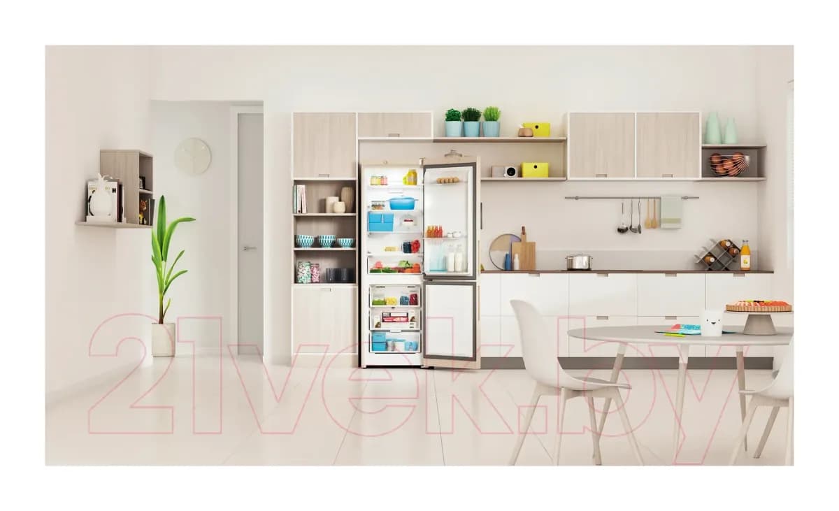 Холодильник с морозильником Indesit ITR 4180 E
