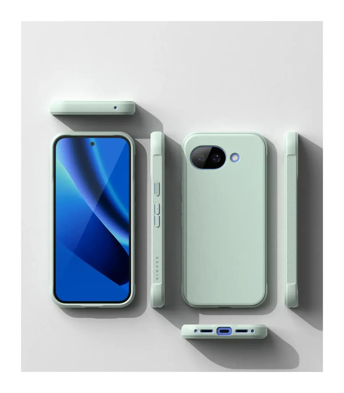 Чехол-накладка Ringke Onyx для Pixel 10a (Mint)