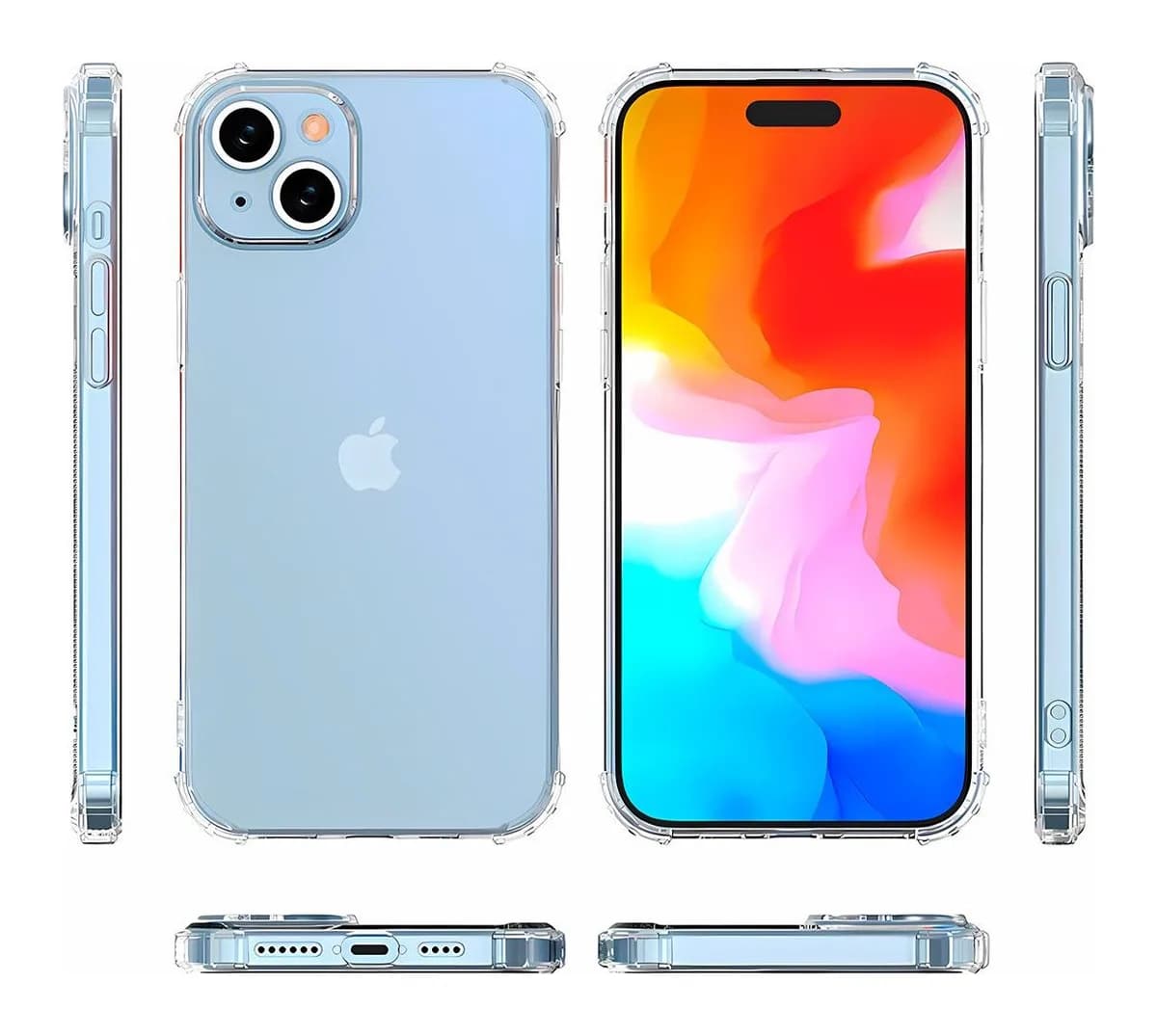 Чехол-накладка Case Better One для iPhone 15 (прозрачный)