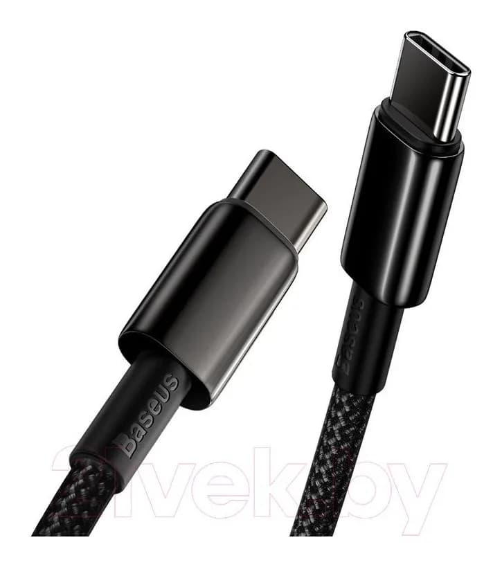 Зарядный кабель Baseus USB Type-C - USB Type-C / CATWJ-A01 (2м, черный)
