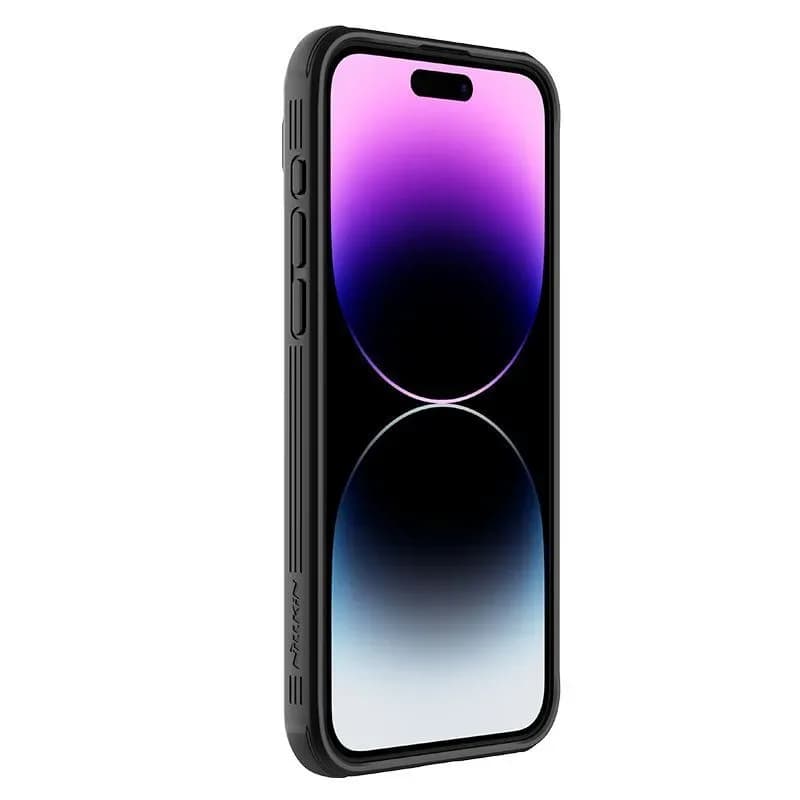 Чехол-накладка Nillkin CamShield Pro для Apple iPhone 15 (черный)