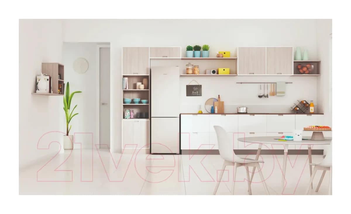 Холодильник с морозильником Indesit ITR 4180 E