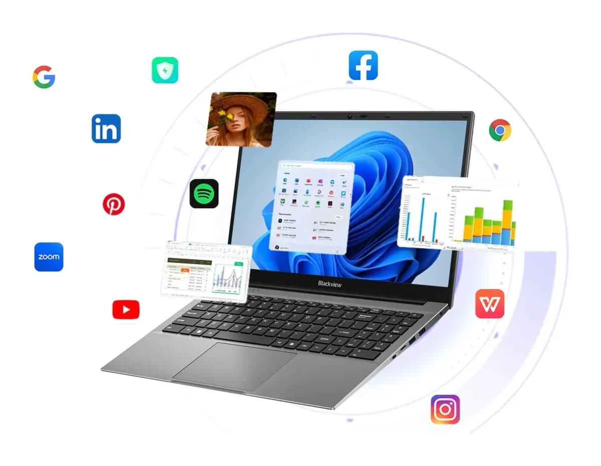 Ноутбук Blackview AceBook 5 8GB/256GB N6000 Windows 11 Pro