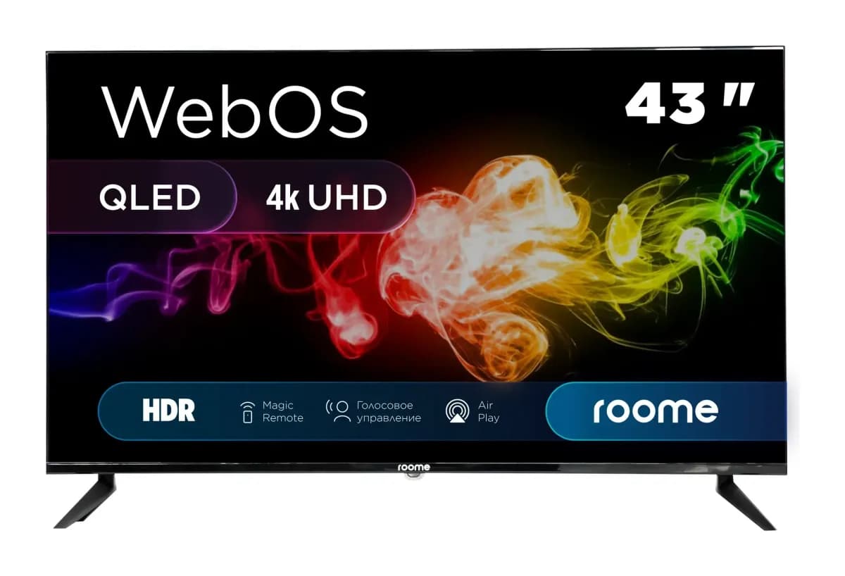 Телевизор Roome 43" 43VU424QW