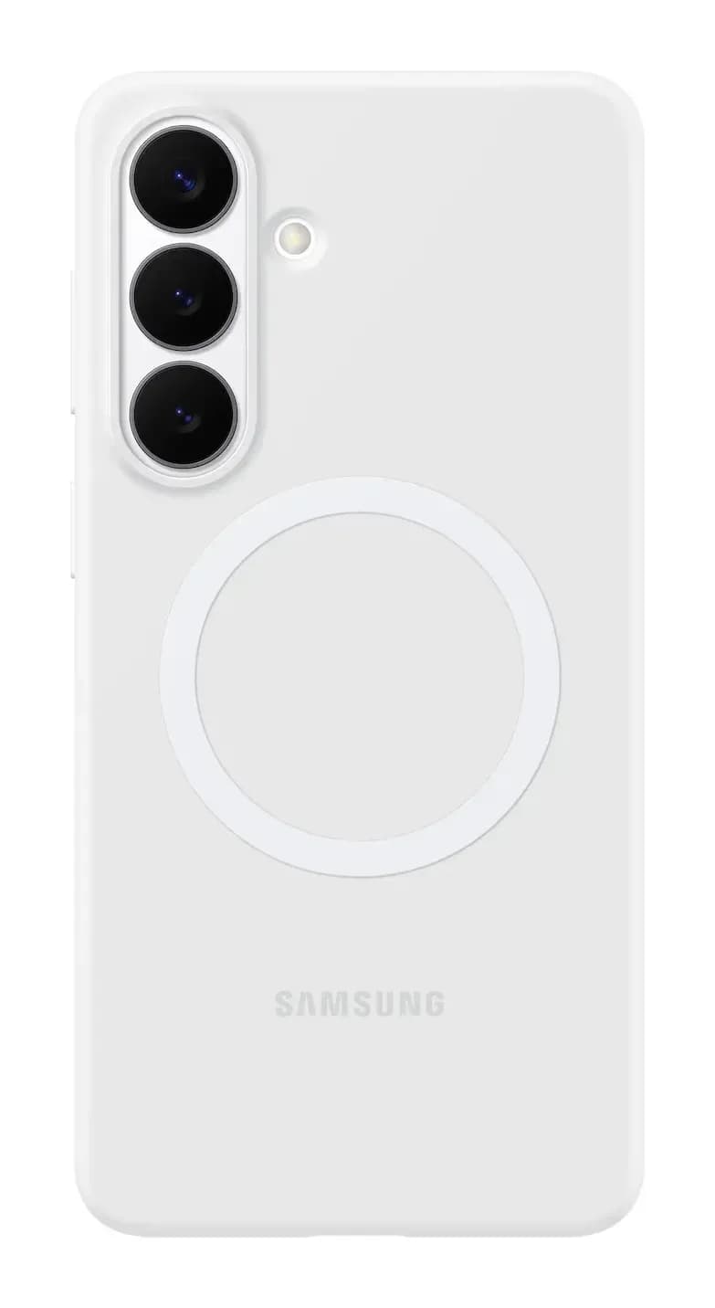 Чехол-накладка Samsung Silicone Magnet Case S26+ / EF-ES947CWEGRU (белый)