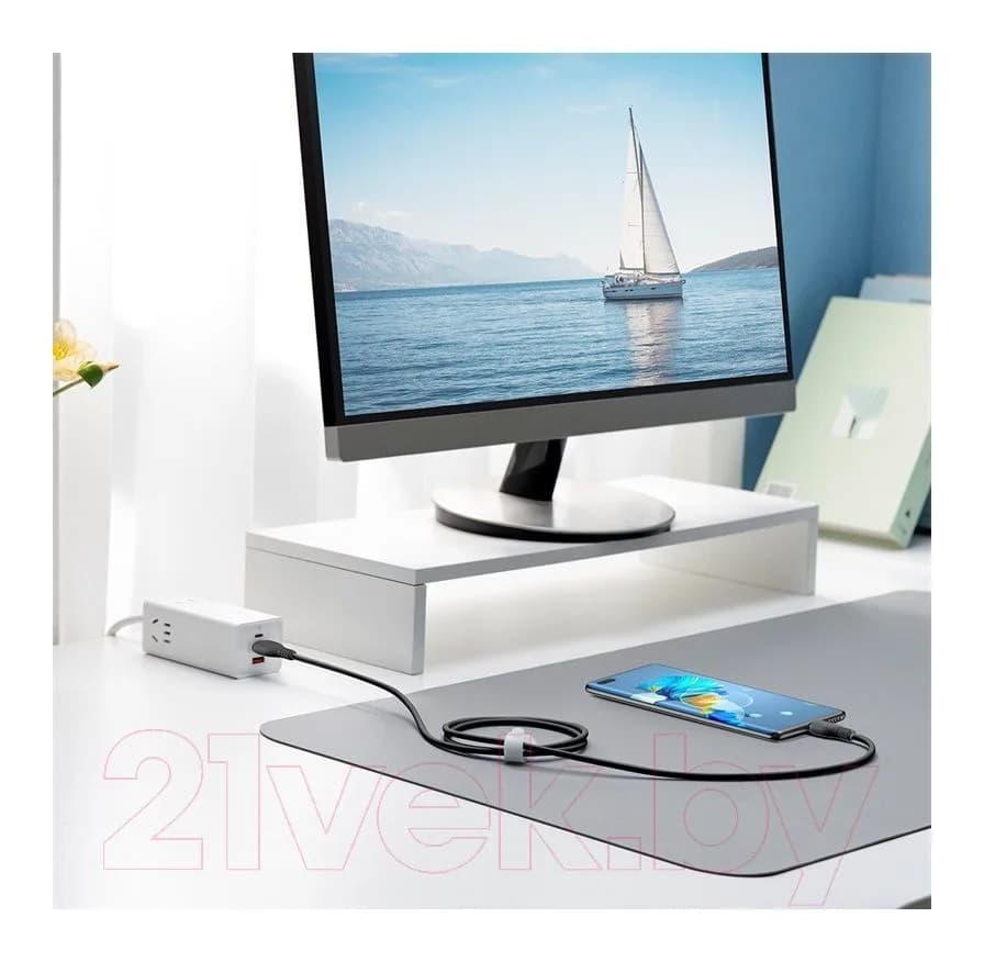 Зарядный кабель Baseus Pudding USB to Type-C 100W / P10355703111-01 (2м, черный)