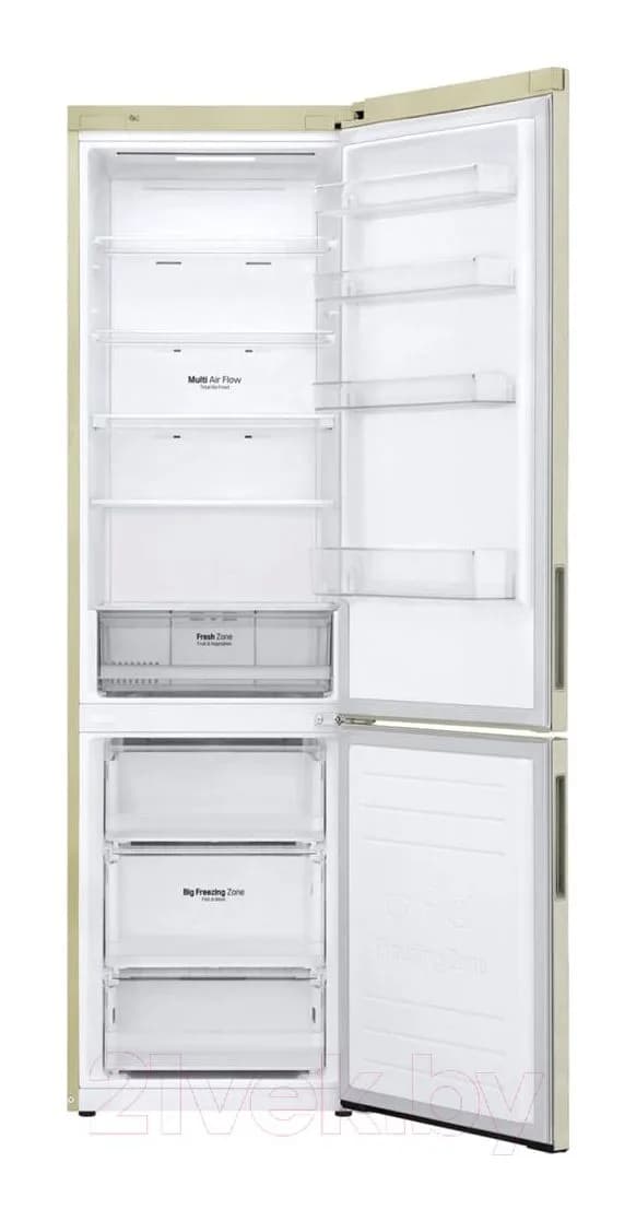 Холодильник с морозильником LG GA-B509CESL
