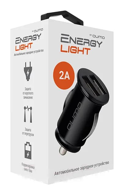 Автомобильное зарядное устройство Qumo Energy Light Charger 0034 / Q32849 (черный)