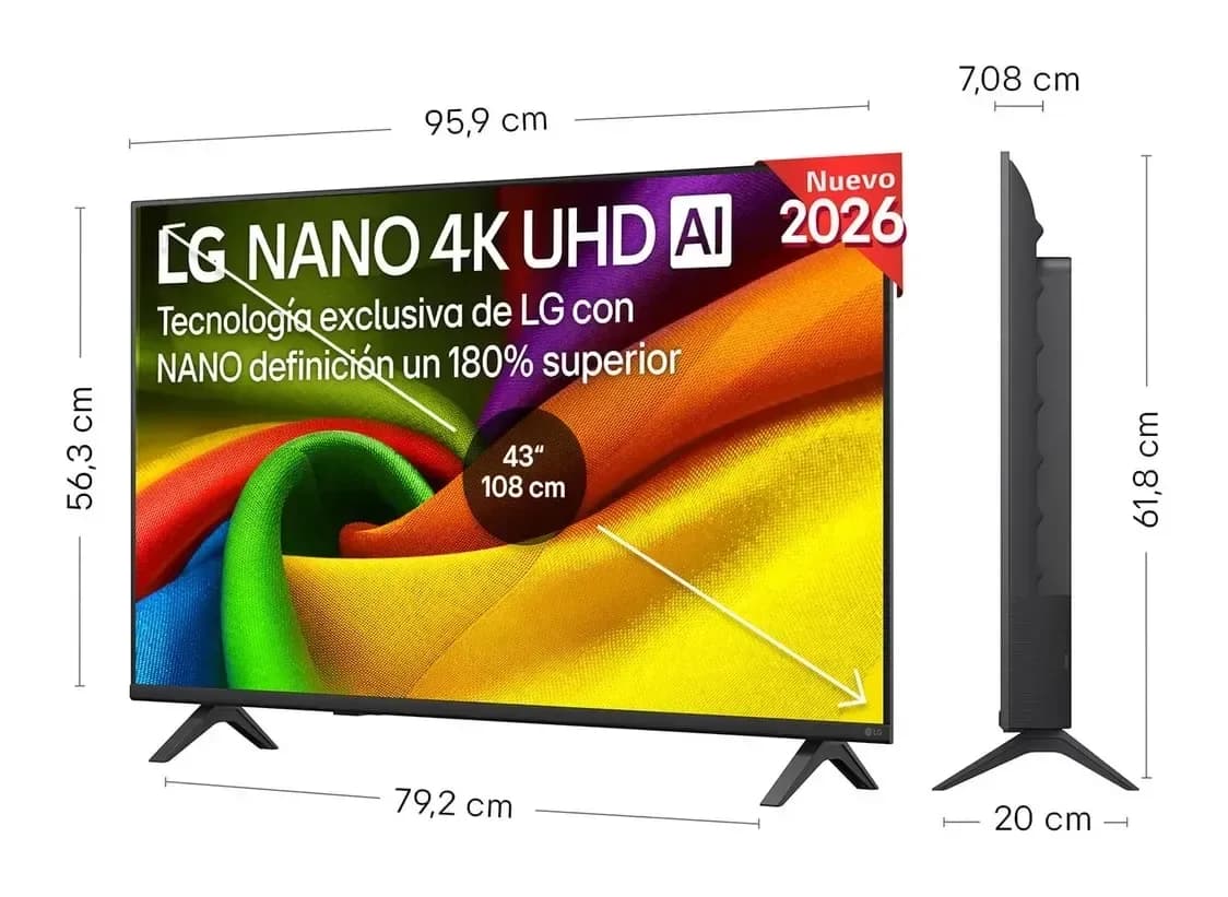 Телевизор LG 43" 43NU900B6LA