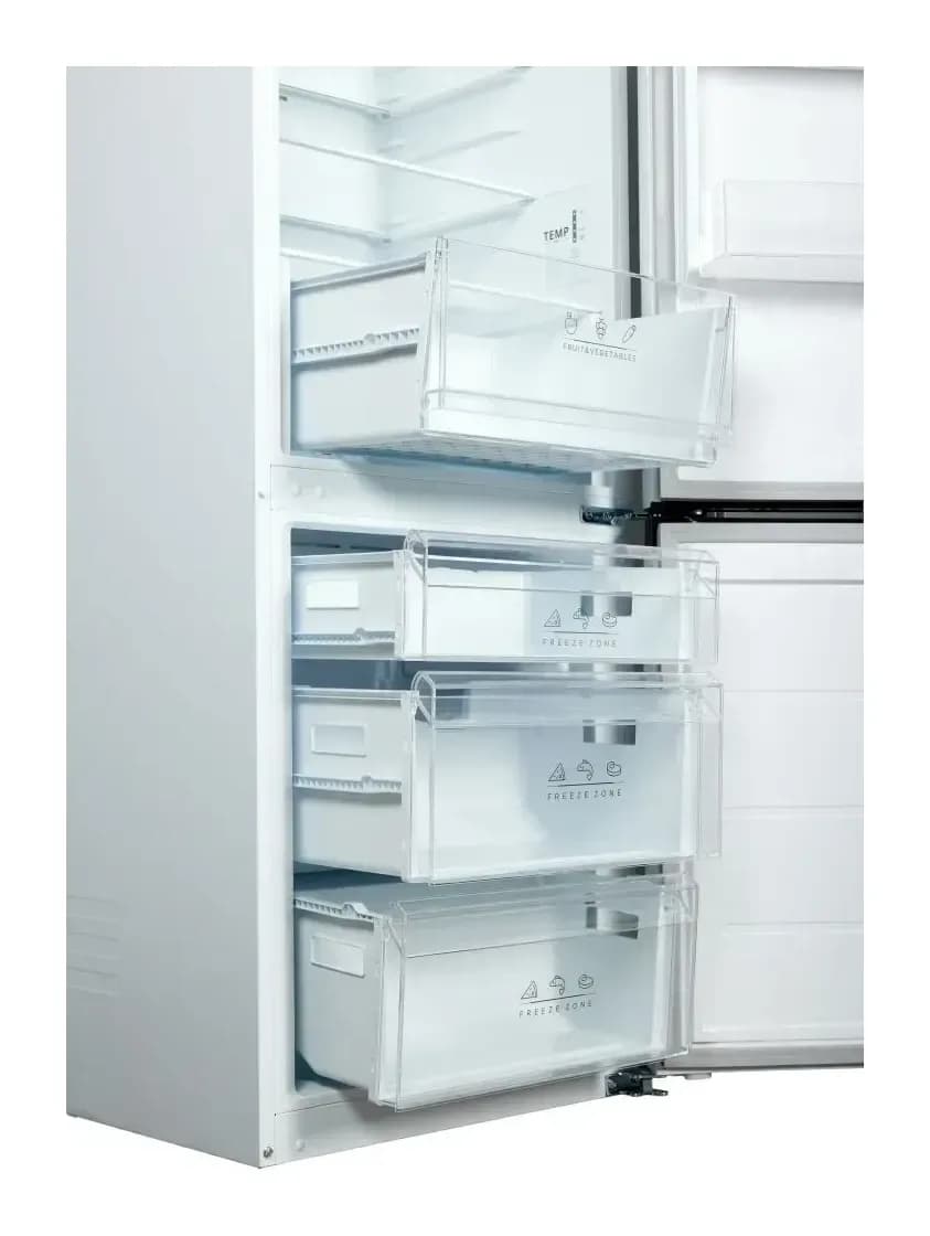 Холодильник с морозильником GENERAL ELECTRONICS GE-BFV186-N106W