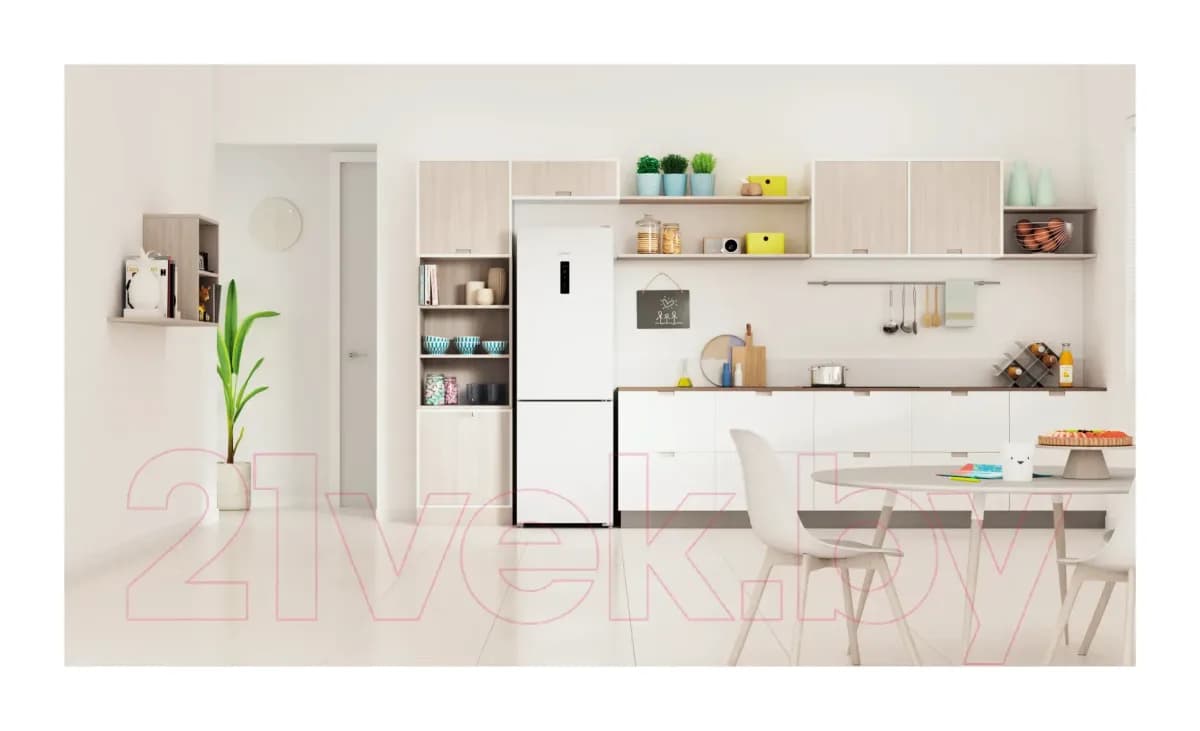 Холодильник с морозильником Indesit ITR 5180 W