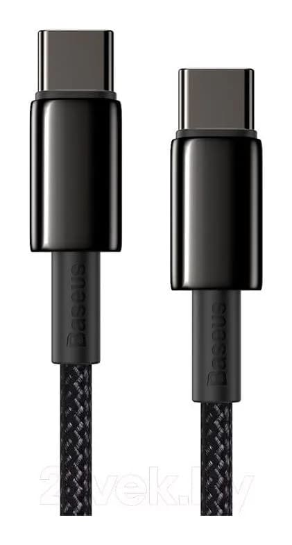 Зарядный кабель Baseus USB Type-C - USB Type-C / CATWJ-A01 (2м, черный)