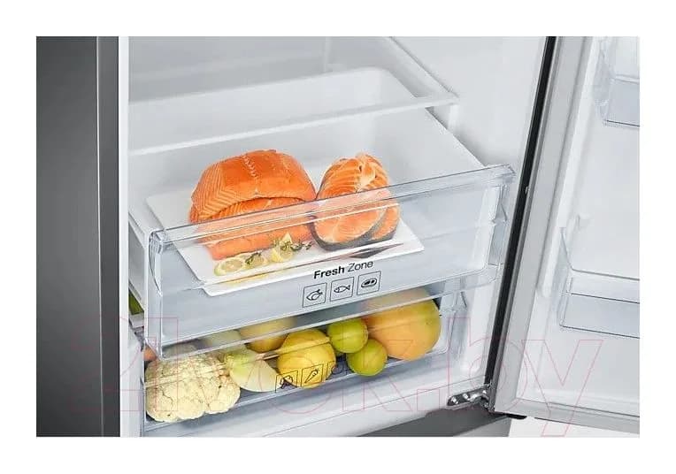 Холодильник с морозильником Samsung RB37A5200SA/WT