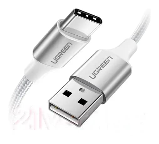 Зарядный кабель Ugreen US288 / 60132 (1.5м, белый)
