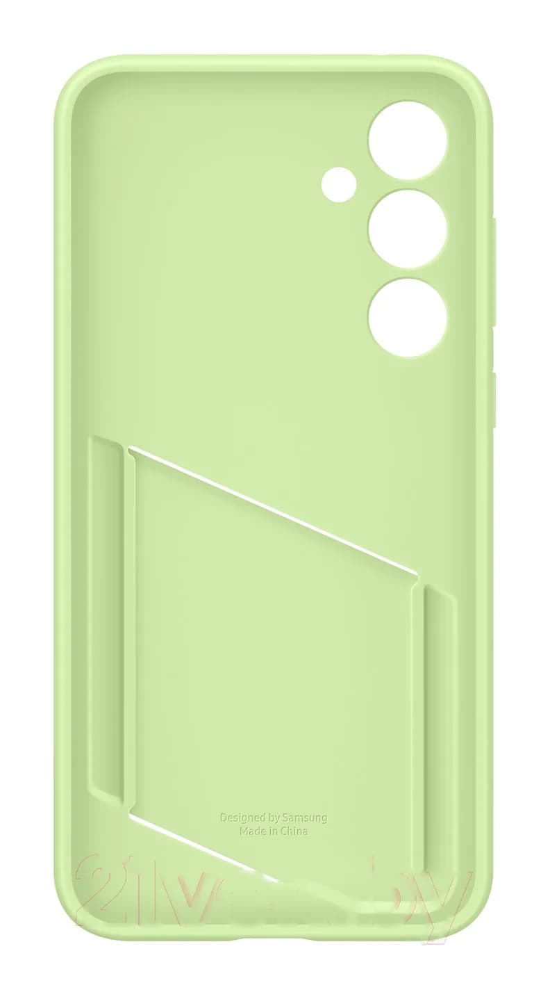 Чехол-накладка Samsung Card Slot Case для Galaxy A35 / EF-OA356TMEGRU (лайм)