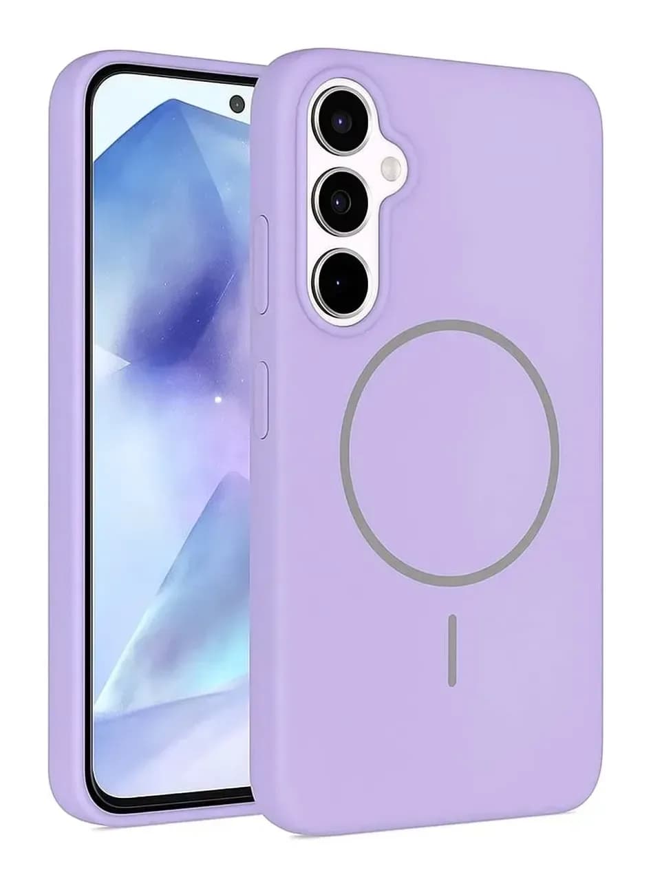 Чехол-накладка Bingo Silicone Magnetic для Samsung S25+ (лиловый)