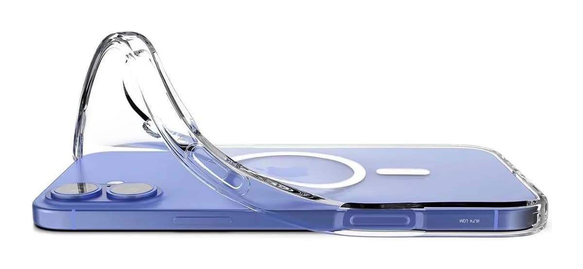Чехол-накладка Spigen Liquid Crystal Mag Magsafe для iPhone 16 / ACS08390 (Clear)
