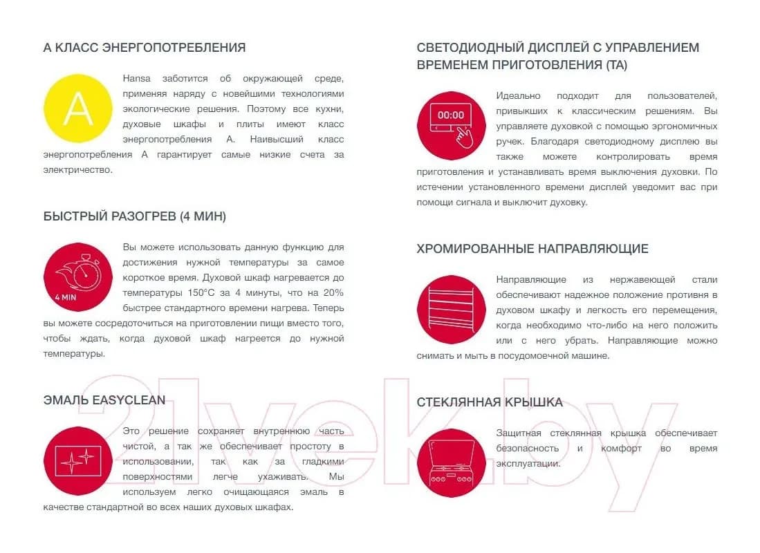 Плита газоэлектрическая Hansa FCMW68229