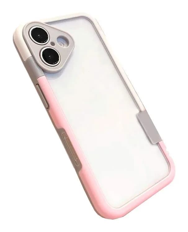 Чехол-накладка G-Case Для iPhone 16 / 6601110762E (розовый/белый)