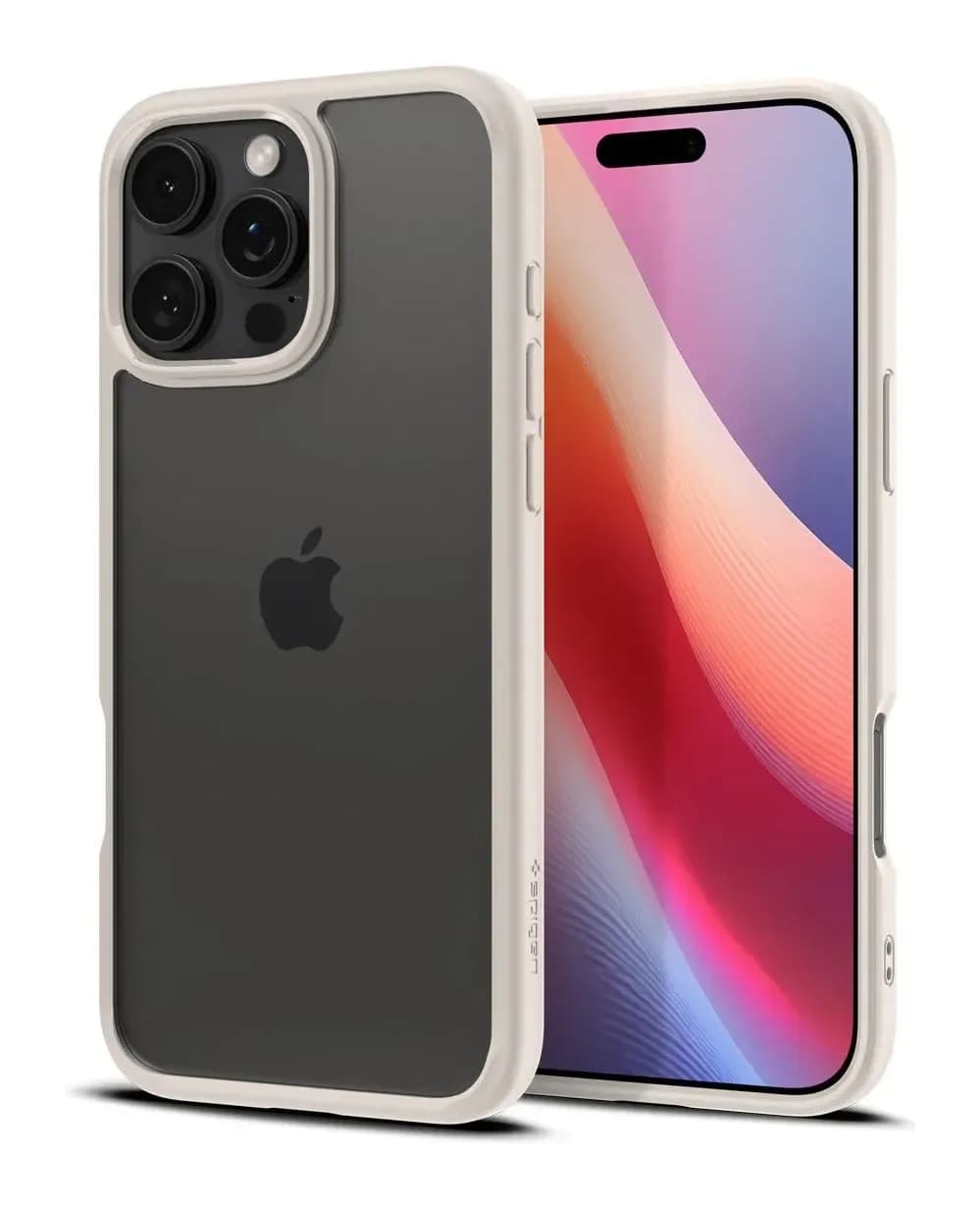Чехол-накладка Spigen Ultra Hybrid для iPhone 16 Pro / ACS08127 (Natural Titanium)