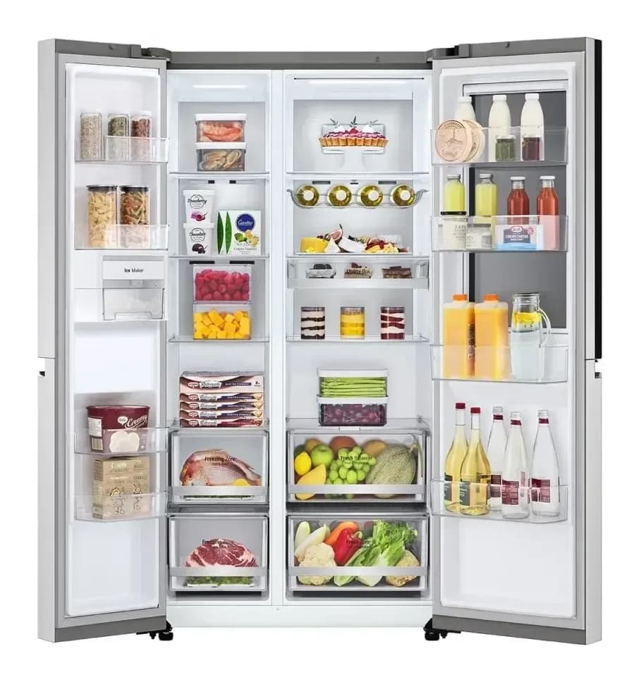 Холодильник с морозильником LG GC-Q257CAFV