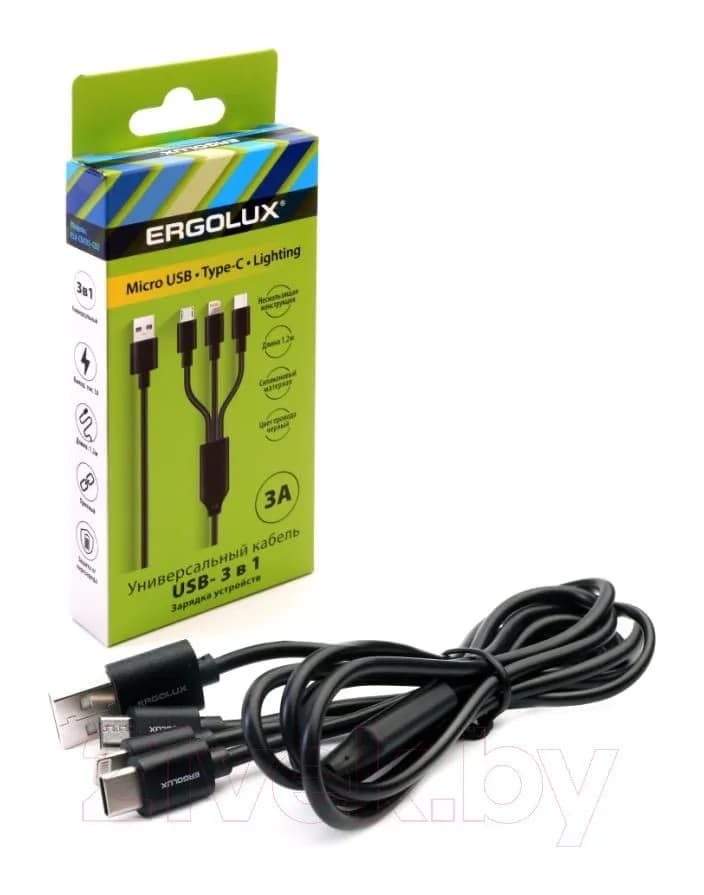Зарядный кабель Ergolux ELX-CDC05-C02