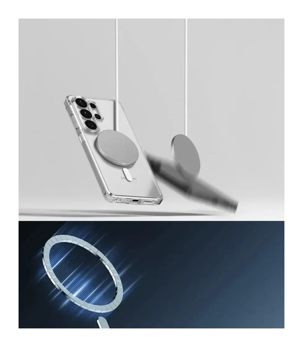 Чехол-накладка Ringke Fusion Magnetic для Galaxy S26 Ultra (Clear)