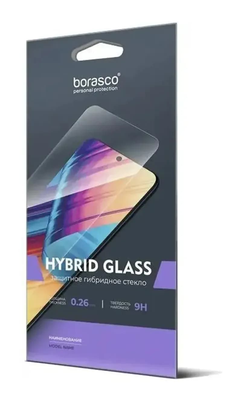 Защитное стекло для телефона BoraSCO Для Honor X8 антиблик гибридная / 71136