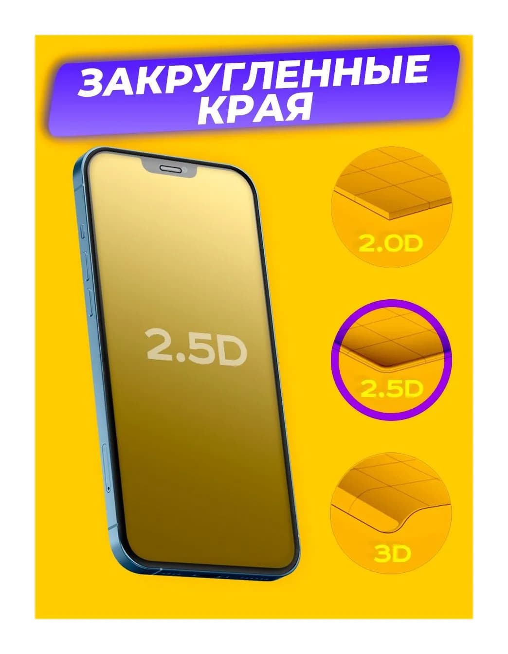 Защитное стекло для телефона Case 3D Premium для iPhone 14 (черный)