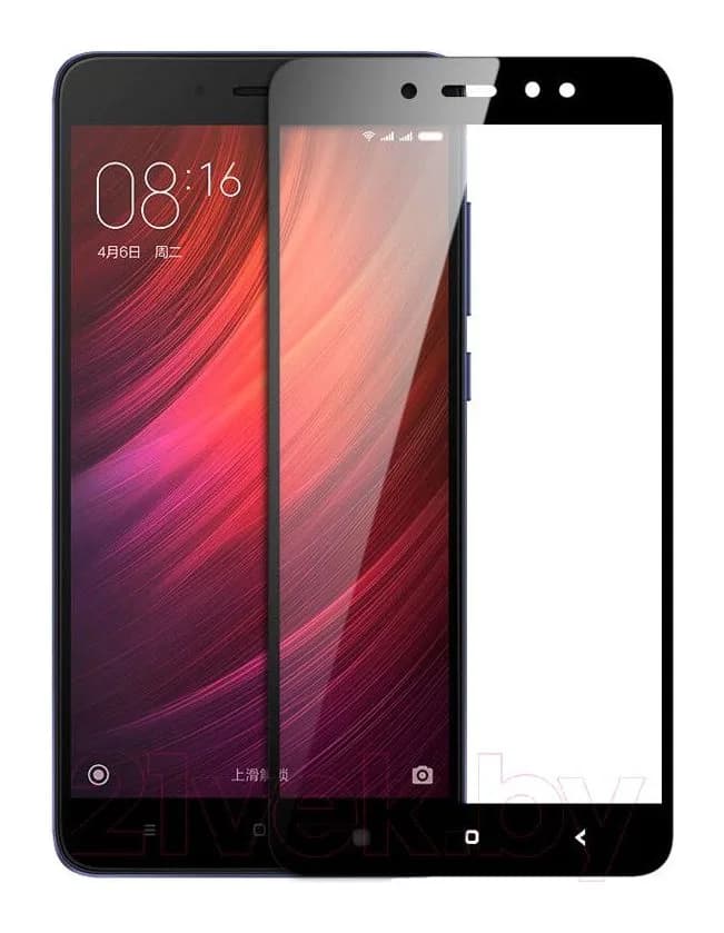 Защитное стекло для телефона Case Full Screen для Redmi Note 5A (черный)