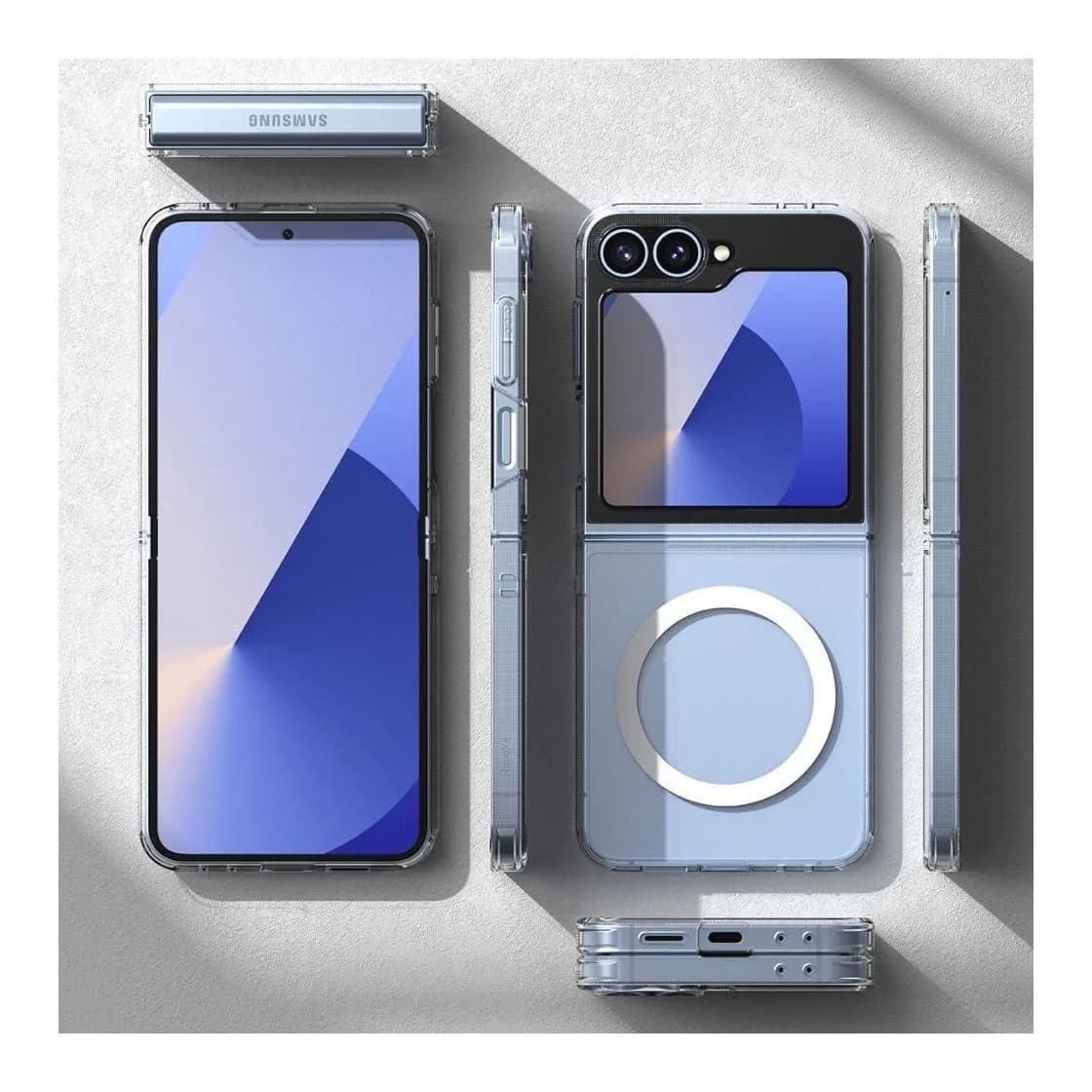 Чехол-накладка Ringke Fusion Magnetic Magsafe для Galaxy Z FLIP 6 (Clear)