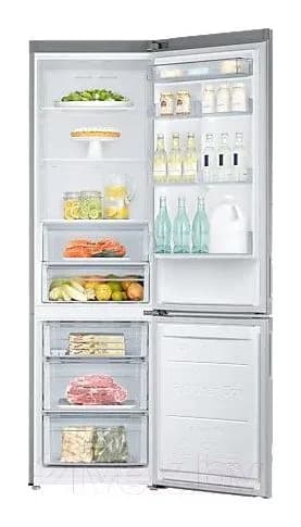 Холодильник с морозильником Samsung RB37A5200SA/WT