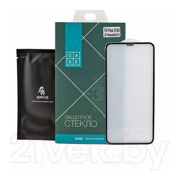Защитное стекло для телефона Case 3D Premium для iPhone 11/XR (черный)