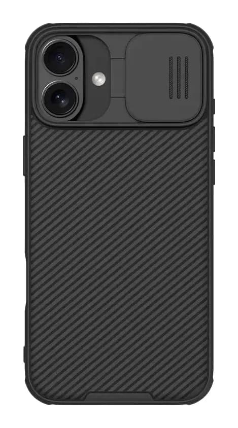 Чехол-накладка Nillkin CamShield Pro для iPhone 16 Plus (черный)
