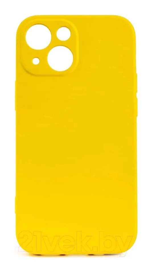 Чехол-накладка Case Coated для iPhone 13 Mini (желтый)