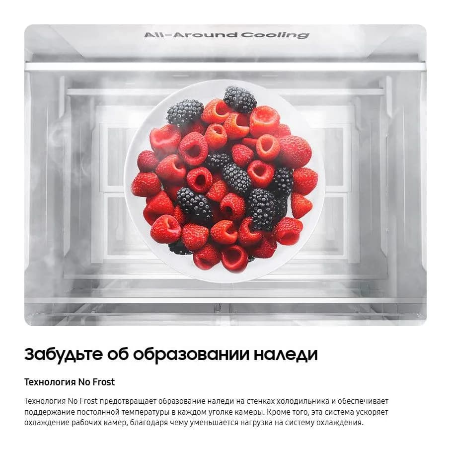 Холодильник с морозильником Samsung RB50DG602EB1WR