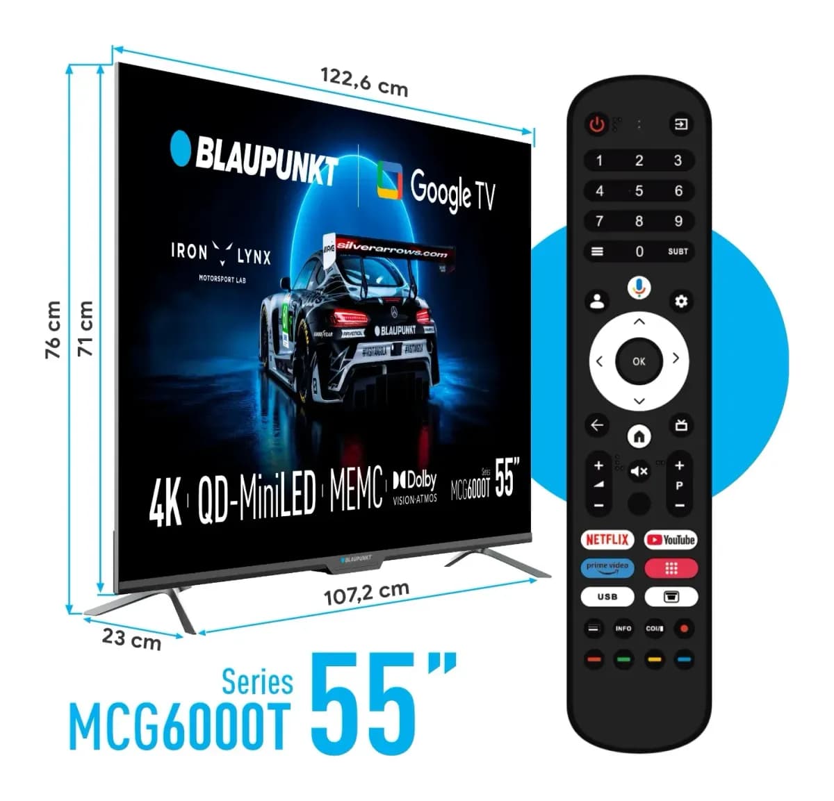 Телевизор Blaupunkt 55" 55MCG6000T (miniLED)
