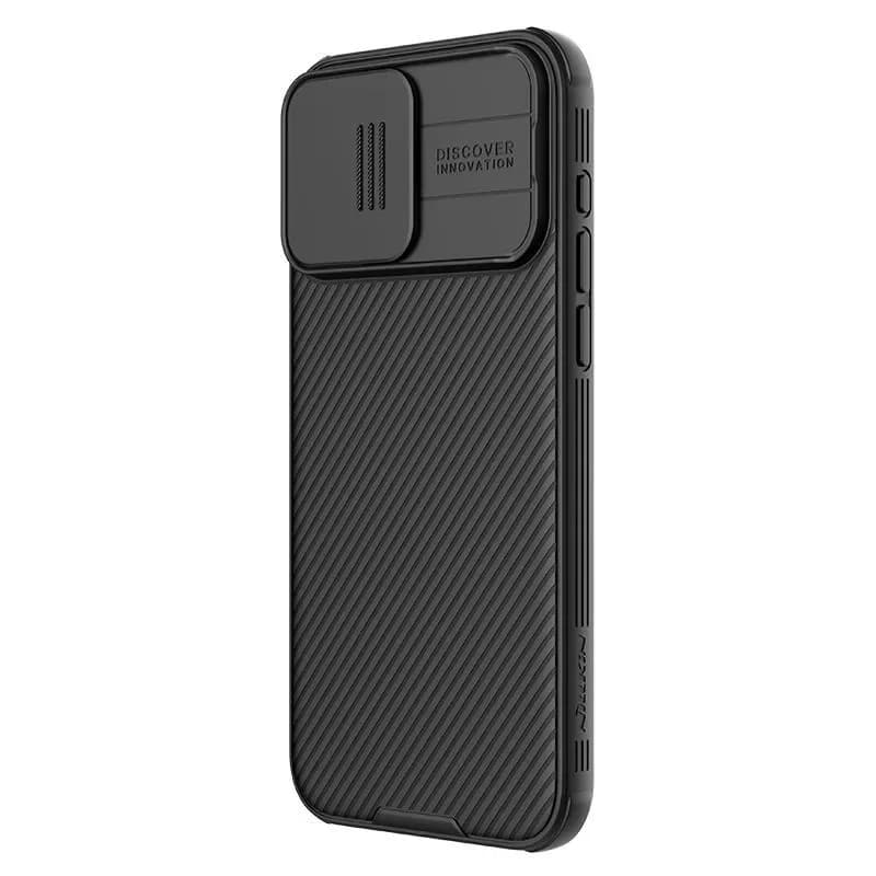 Чехол-накладка Nillkin CamShield Pro для Apple iPhone 15 (черный)