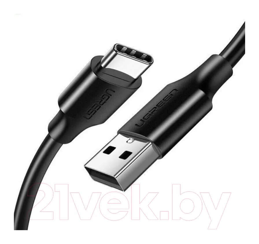 Зарядный кабель Ugreen US287 / 60117 (1.5м, черный)