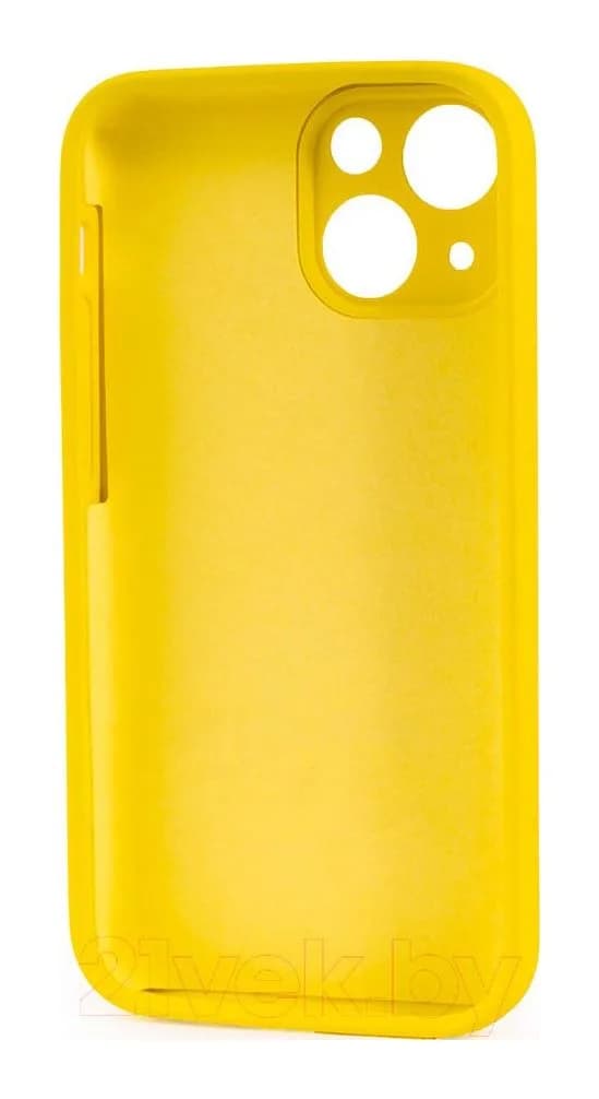 Чехол-накладка Case Coated для iPhone 13 Mini (желтый)