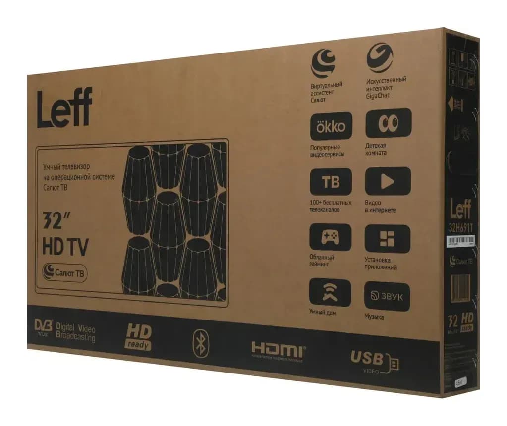 Телевизор Leff 32" 32H691T