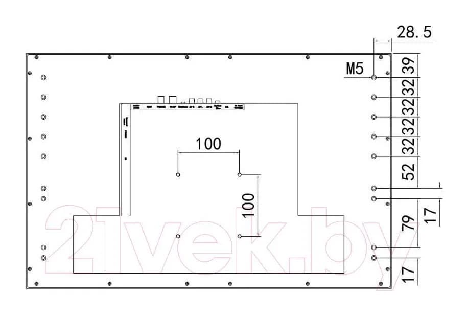 Телевизор Avel AVS2404BM (черная рамка)